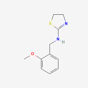 N-[(2-methoxyphenyl)methyl]-4,5-dihydro-1,3-thiazol-2-amine