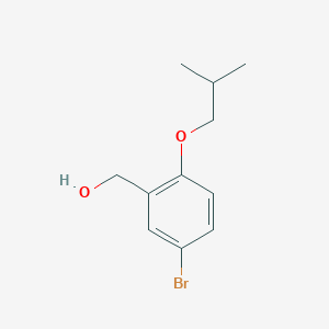 [5-Bromo-2-(2-methylpropoxy)phenyl]methanol