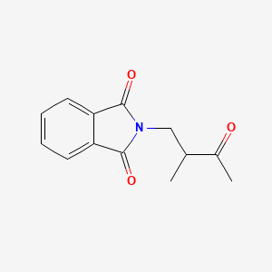 molecular formula C13H13NO3 B15355975 2-(2-Methyl-3-oxobutyl)isoindole-1,3-dione 