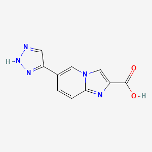 6-(2H-triazol-4-yl)imidazo[1,2-a]pyridine-2-carboxylic acid