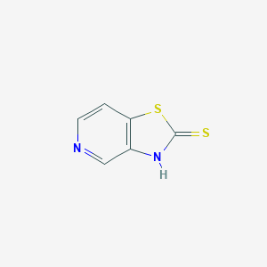 molecular formula C6H4N2S2 B153560 噻唑并[4,5-c]吡啶-2-硫醇 CAS No. 65128-66-7