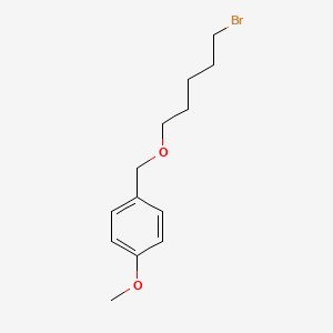 molecular formula C13H19BrO2 B15356077 1-(5-Bromopentoxymethyl)-4-methoxybenzene 