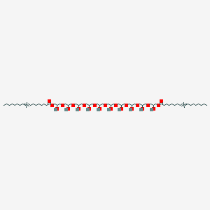 [2-Hydroxy-3-[2-hydroxy-3-[2-hydroxy-3-[2-hydroxy-3-[2-hydroxy-3-[2-hydroxy-3-[2-hydroxy-3-[2-hydroxy-3-[2-hydroxy-3-(2-hydroxy-3-octadec-9-enoyloxypropoxy)propoxy]propoxy]propoxy]propoxy]propoxy]propoxy]propoxy]propoxy]propyl] octadec-9-enoate