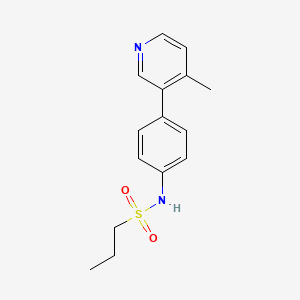 N-[4-(4-methylpyridin-3-yl)phenyl]propane-1-sulfonamide