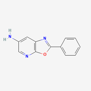 2-Phenyl-[1,3]oxazolo[5,4-b]pyridin-6-amine