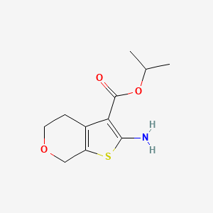 propan-2-yl 2-amino-5,7-dihydro-4H-thieno[2,3-c]pyran-3-carboxylate