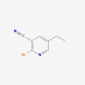 2-Bromo-5-ethylpyridine-3-carbonitrile