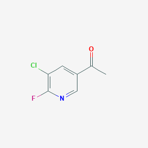 1-(5-Chloro-6-fluoropyridin-3-YL)ethan-1-one