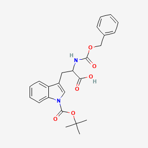 1-[(1,1-Dimethylethoxy)carbonyl]-N-[(phenylmethoxy)carbonyl]-D-tryptophan