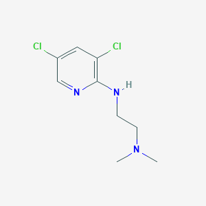 molecular formula C9H13Cl2N3 B15356369 N-(3,5-dichloropyridin-2-yl)-N',N'-dimethylethane-1,2-diamine 