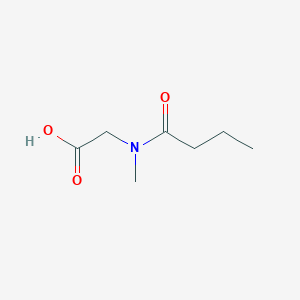 2-[Butanoyl(methyl)amino]acetic acid