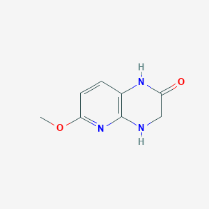 molecular formula C8H9N3O2 B15356404 6-methoxy-3,4-dihydropyrido[2,3-b]pyrazin-2(1H)-one 