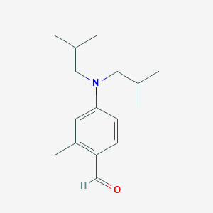 4-[Bis(2-methylpropyl)amino]-2-methylbenzaldehyde