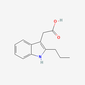 (2-Propyl-1H-indol-3-yl)acetic acid