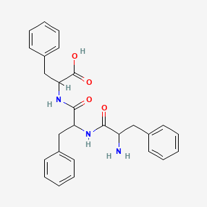 molecular formula C27H29N3O4 B15356464 DL-Phenylalanyl-DL-phenylalanyl-DL-phenylalanin 