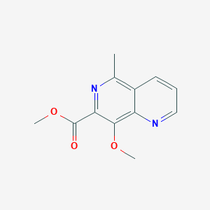 Methyl 8-methoxy-5-methyl-1,6-naphthyridine-7-carboxylate