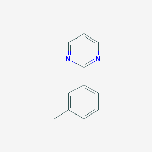 molecular formula C11H10N2 B15356502 2-(3-Methylphenyl)pyrimidine 