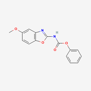 phenyl N-(5-methoxy-1,3-benzoxazol-2-yl)carbamate