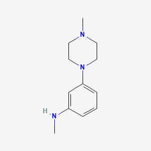 N-methyl-3-(4-methylpiperazin-1-yl)aniline