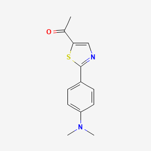 1-{2-[4-(Dimethylamino)phenyl]-1,3-thiazol-5-yl}ethan-1-one