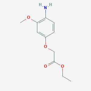 Ethyl 2-(4-amino-3-methoxyphenoxy)acetate