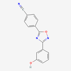 4-[3-(3-hydroxyphenyl)-1,2,4-oxadiazol-5-yl]Benzonitrile