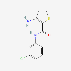 3-amino-N-(3-chlorophenyl)thiophene-2-carboxamide