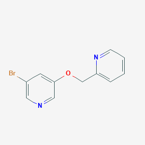 3-Bromo-5-(pyridin-2-ylmethoxy)pyridine