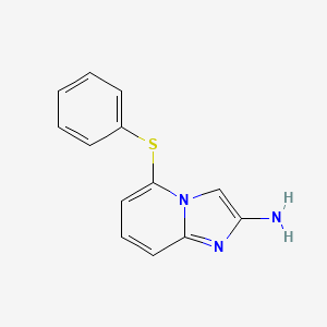 Imidazo[1,2-a]pyridin-2-amine,5-(phenylthio)-