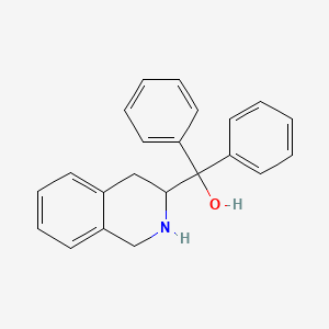 molecular formula C22H21NO B15356769 Diphenyl(1,2,3,4-tetrahydroisoquinolin-3-yl)methanol 