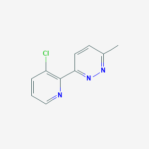 3-(3-Chloropyridin-2-yl)-6-methylpyridazine