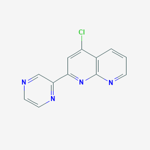 4-Chloro-2-pyrazin-2-yl-1,8-naphthyridine