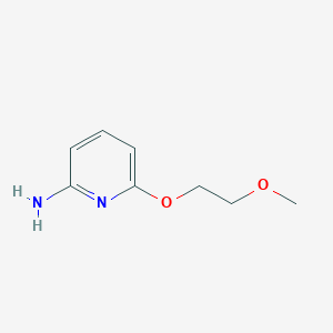 molecular formula C8H12N2O2 B15356879 6-(2-Methoxyethoxy)pyridin-2-amine 