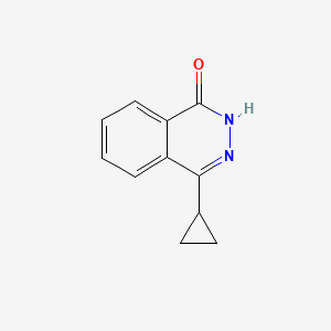 molecular formula C11H10N2O B15356883 4-cyclopropyl-2H-phthalazin-1-one 