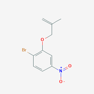 1-Bromo-2-(2-methylprop-2-enoxy)-4-nitrobenzene