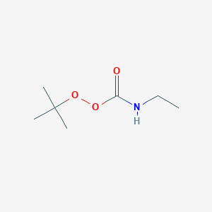 molecular formula C7H15NO3 B15356987 tert-butyl N-ethylcarbamoperoxoate CAS No. 42930-05-2