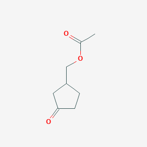 molecular formula C8H12O3 B15356992 (3-Oxocyclopentyl)methyl acetate 