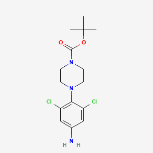 Tert-butyl 4-(4-amino-2,6-dichlorophenyl)piperazine-1-carboxylate