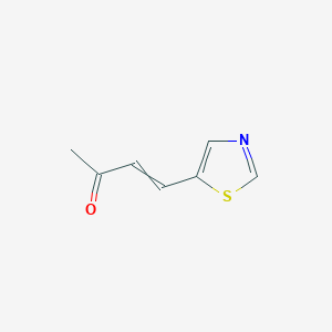 molecular formula C7H7NOS B15357023 4-(1,3-thiazol-5-yl)but-3-en-2-one 