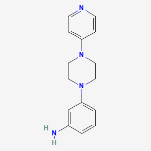 3-(4-Pyridin-4-ylpiperazin-1-yl)aniline