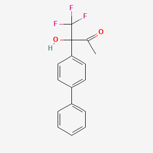 3-(Biphenyl-4-yl)-4,4,4-trifluoro-3-hydroxybutan-2-one