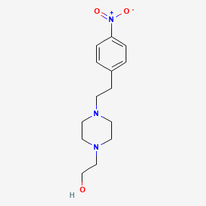 2-[4-[2-(4-Nitrophenyl)ethyl]piperazin-1-yl]ethanol