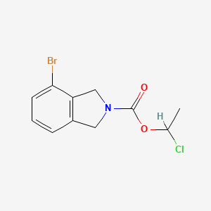 1-Chloroethyl 4-bromo-1,3-dihydroisoindole-2-carboxylate