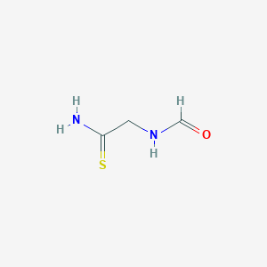 molecular formula C3H6N2OS B15357265 N-(2-Amino-2-sulfanylideneethyl)formamide CAS No. 5018-28-0