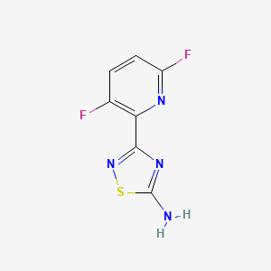 3-(3,6-Difluoropyridin-2-yl)-1,2,4-thiadiazol-5-amine