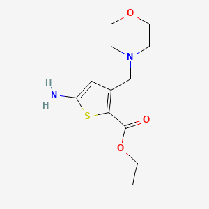 Ethyl 5-amino-3-(morpholin-4-ylmethyl)thiophene-2-carboxylate