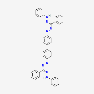 N'-anilino-N-[4-[4-[(N-anilino-C-phenylcarbonimidoyl)diazenyl]phenyl]phenyl]iminobenzenecarboximidamide