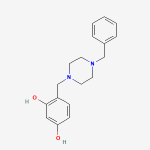 4-[(4-Benzylpiperazin-1-yl)methyl]benzene-1,3-diol