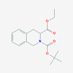 2-O-tert-butyl 3-O-ethyl 3,4-dihydro-1H-isoquinoline-2,3-dicarboxylate