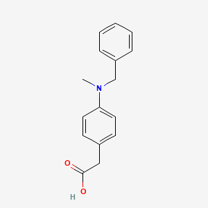 2-(4-(Benzyl(methyl)amino)phenyl)acetic acid